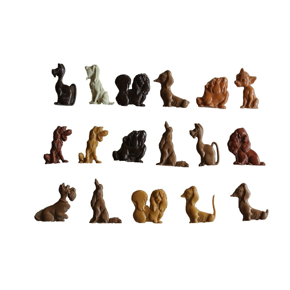 Vintage Lot 17 (4are broken) Walt Disney Lady And The Tramp 1955 50s Cereal Toys